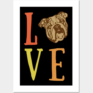 love dog T-shirt dog lover shirt i love dog Posters and Art